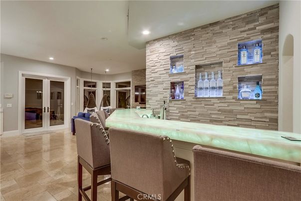 Interior, Recessed Lighting, Stone Walls, Wooden Walls