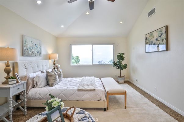Bedroom, Interior, Recessed Lighting