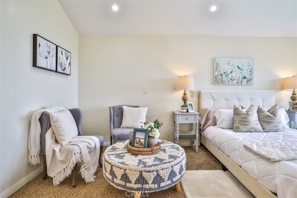 Bedroom, Interior, Recessed Lighting