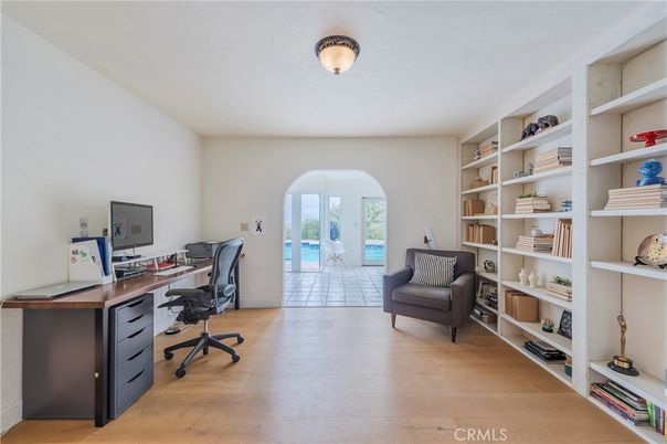 Home Office, Interior, Wood Texture Flooring