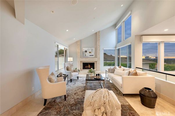 Fireplace, Interior, Living room, Recessed Lighting, Water