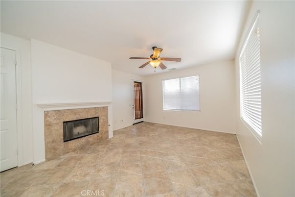 Empty room, Fireplace, Interior