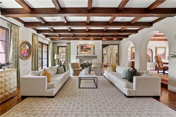 Fireplace, Interior, Living room, Wooden Beams, Wood Texture Flooring