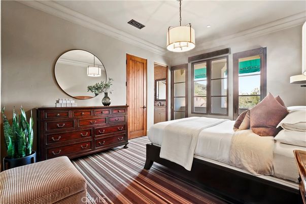 Bedroom, Interior, Pendant Lights, Recessed Lighting