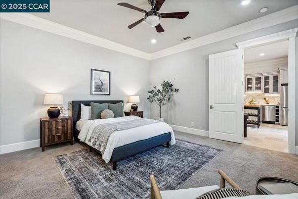 Bedroom, Interior, Recessed Lighting