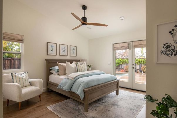 Bedroom, Interior, Wood Texture Flooring