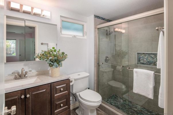 Bathroom, Glass Shower, Interior