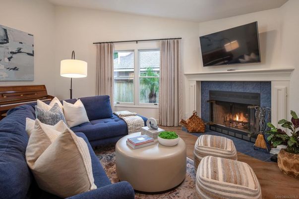 Fireplace, Interior, Living room, Wood Texture Flooring