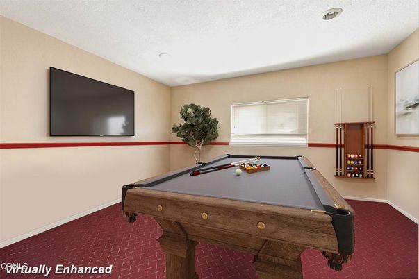 Billiard Table, Game Room, Interior