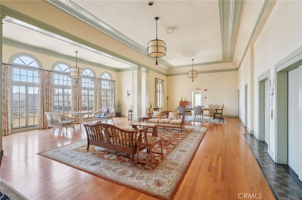 Dining room, Interior, Living room, Pendant Lights, Wood Texture Flooring