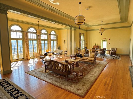 Dining room, Interior, Living room, Pendant Lights, Wood Texture Flooring