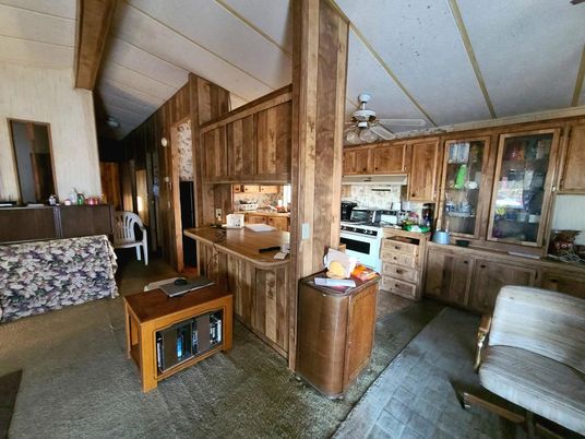 Interior, Kitchen, Wooden Walls