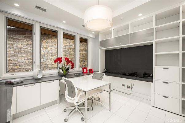 Home Office, Interior, Recessed Lighting