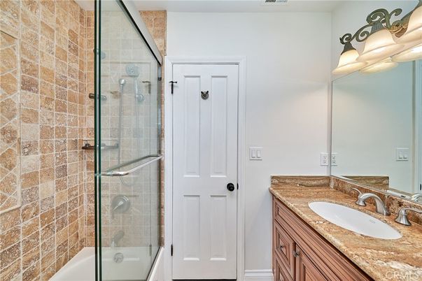 Bathroom, Glass Shower, Interior, Stone Walls