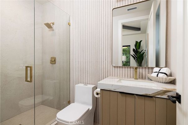 Bathroom, Glass Shower, Interior