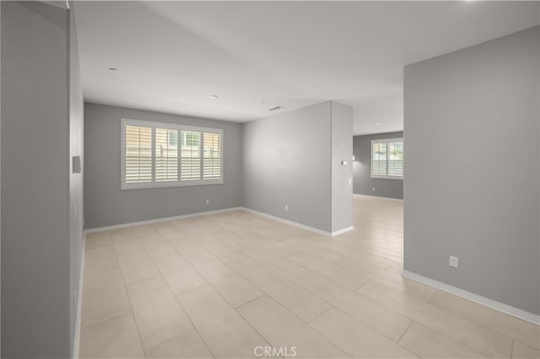Empty room, Interior, Recessed Lighting