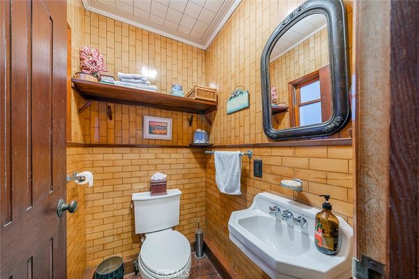 Bathroom, Interior, Wooden Walls
