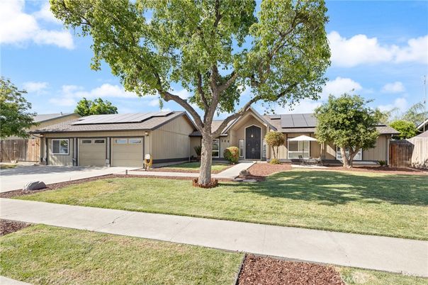 Attached, Backyard, Exterior, Facade, Solar Panels, Ranch