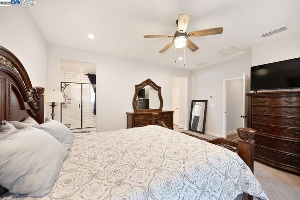 Bedroom, Interior, Recessed Lighting