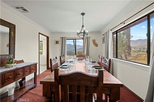 Dining room, Interior, Pendant Lights