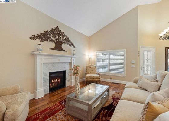 Fireplace, Interior, Living room, Wood Texture Flooring