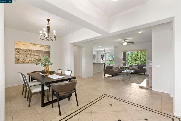Chandelier, Dining room, Interior, Living room, Recessed Lighting