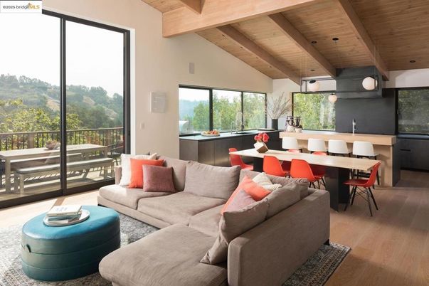 Dining room, Interior, Living room, Wooden Beams, Wooden Ceilings, Wood Texture Flooring