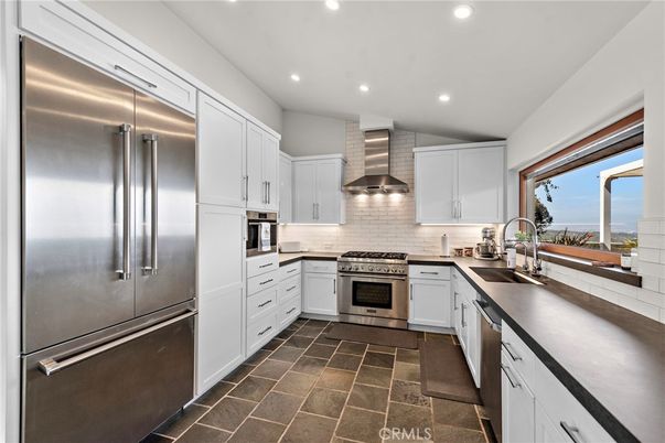 Interior, Kitchen, Recessed Lighting, Stainless Steel Appliances