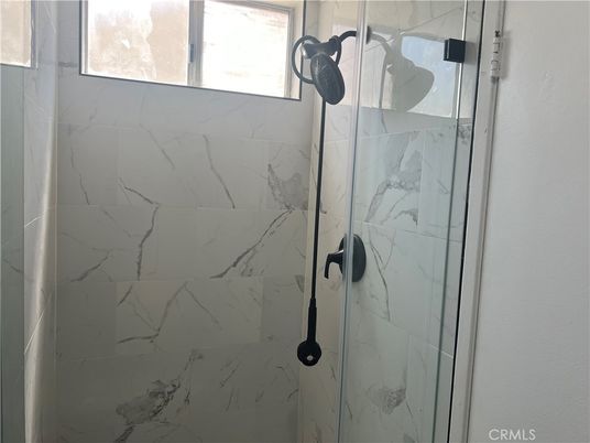 Bathroom, Glass Shower, Interior, Marble Walls