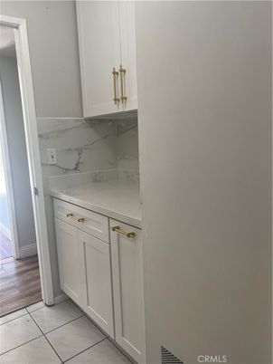 Interior, Kitchen, Marble Walls, Wood Texture Flooring