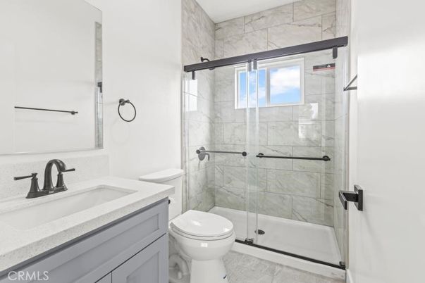 Bathroom, Glass Shower, Interior, Marble Walls