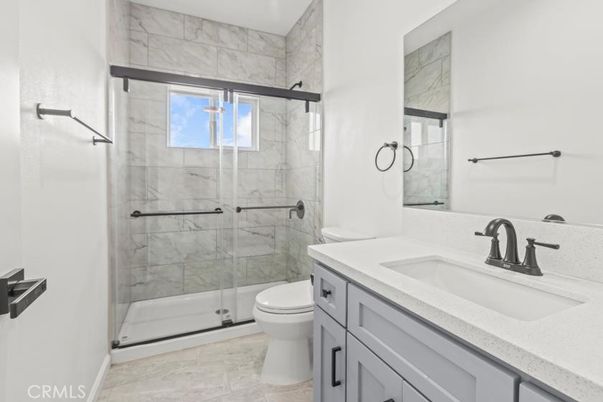 Bathroom, Glass Shower, Interior, Marble Walls