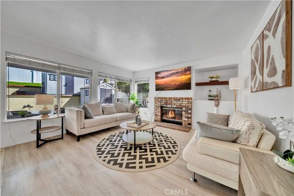 Fireplace, Interior, Living room, Wood Texture Flooring