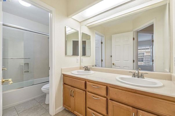 Bathroom, Dual Sink Vanities, Glass Shower, Interior
