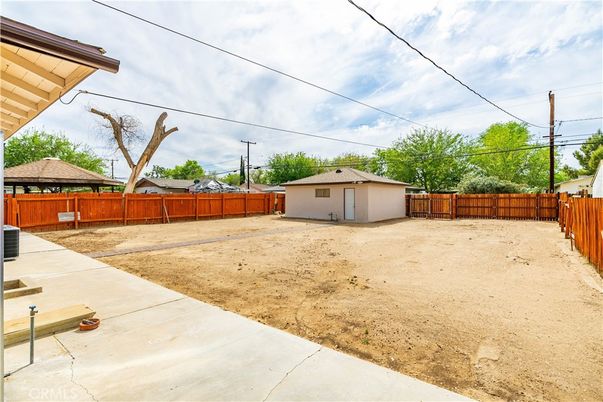 Backyard, Detached Garage, Exterior