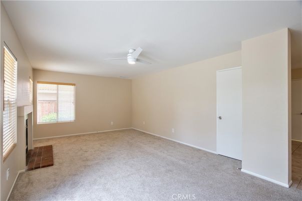 Empty room, Fireplace, Interior