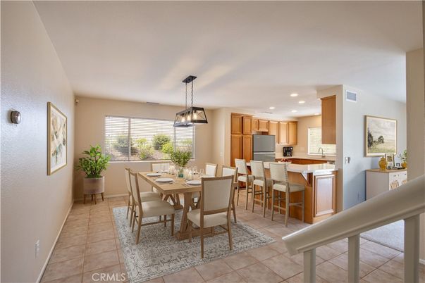 Dining room, Interior, Kitchen, Pendant Lights, Recessed Lighting