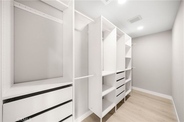Interior, Recessed Lighting, Walk-in Closets, Wood Texture Flooring