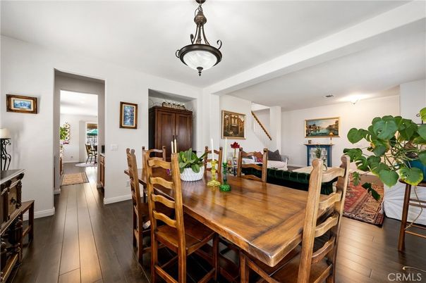 Dining room, Interior, Wood Texture Flooring
