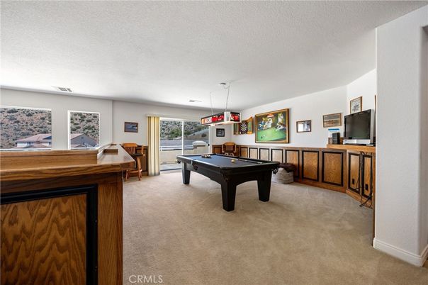 Billiard Table, Game Room, Interior, Pendant Lights
