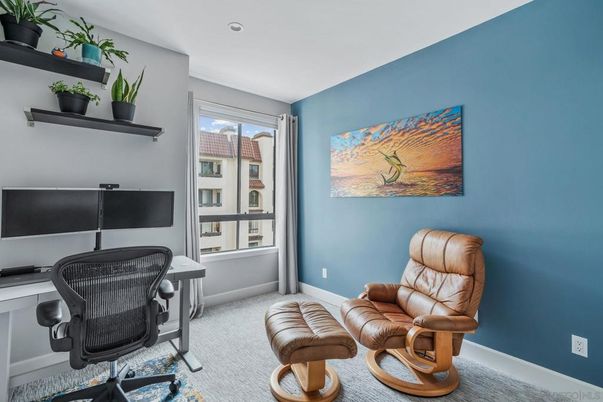 Home Office, Interior, Recessed Lighting