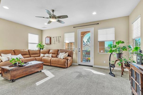 Interior, Living room, Recessed Lighting