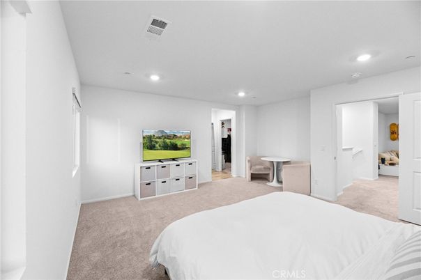 Bedroom, Interior, Recessed Lighting