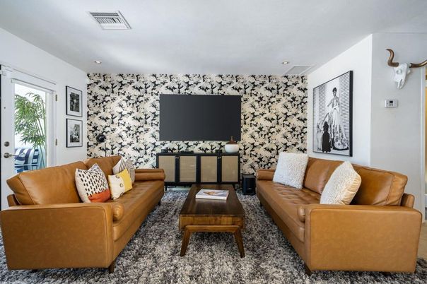 Interior, Living room, Recessed Lighting