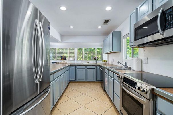 Interior, Kitchen, Recessed Lighting, Stainless Steel Appliances