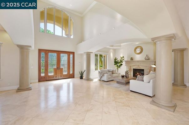 Fireplace, Interior, Living room, Recessed Lighting