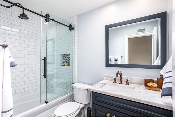 Bathroom, Glass Shower, Interior