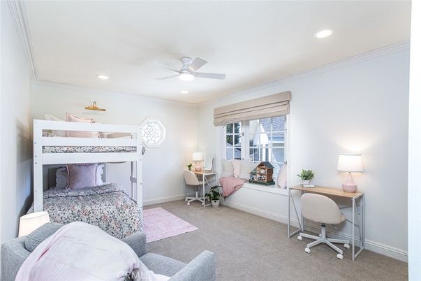 Bedroom, Home Office, Interior, Recessed Lighting