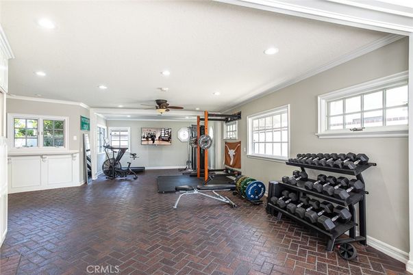 Fitness Equipment, Interior, Recessed Lighting