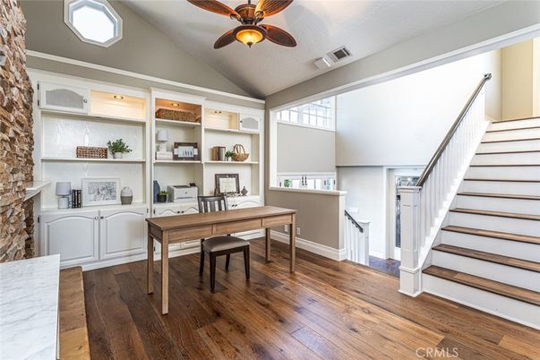 Home Office, Interior, Wood Texture Flooring